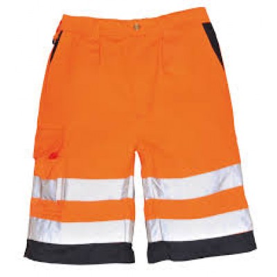 Bermuda poly-cotton ad alta visibilità  E043